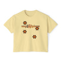 NBM Retro Floral 'New' Boxy Tee — 70s Daisy Graphic Women's Shirt