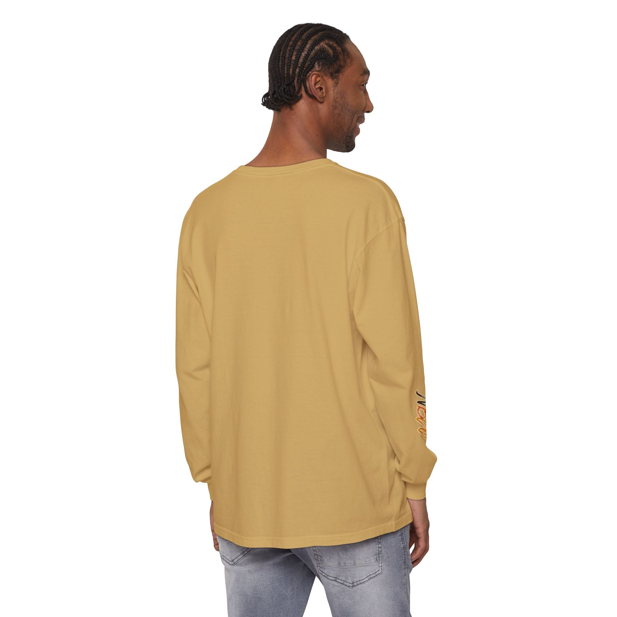 Comfort Colors, NBW Retro Stripe Long Sleeve Branded Tee