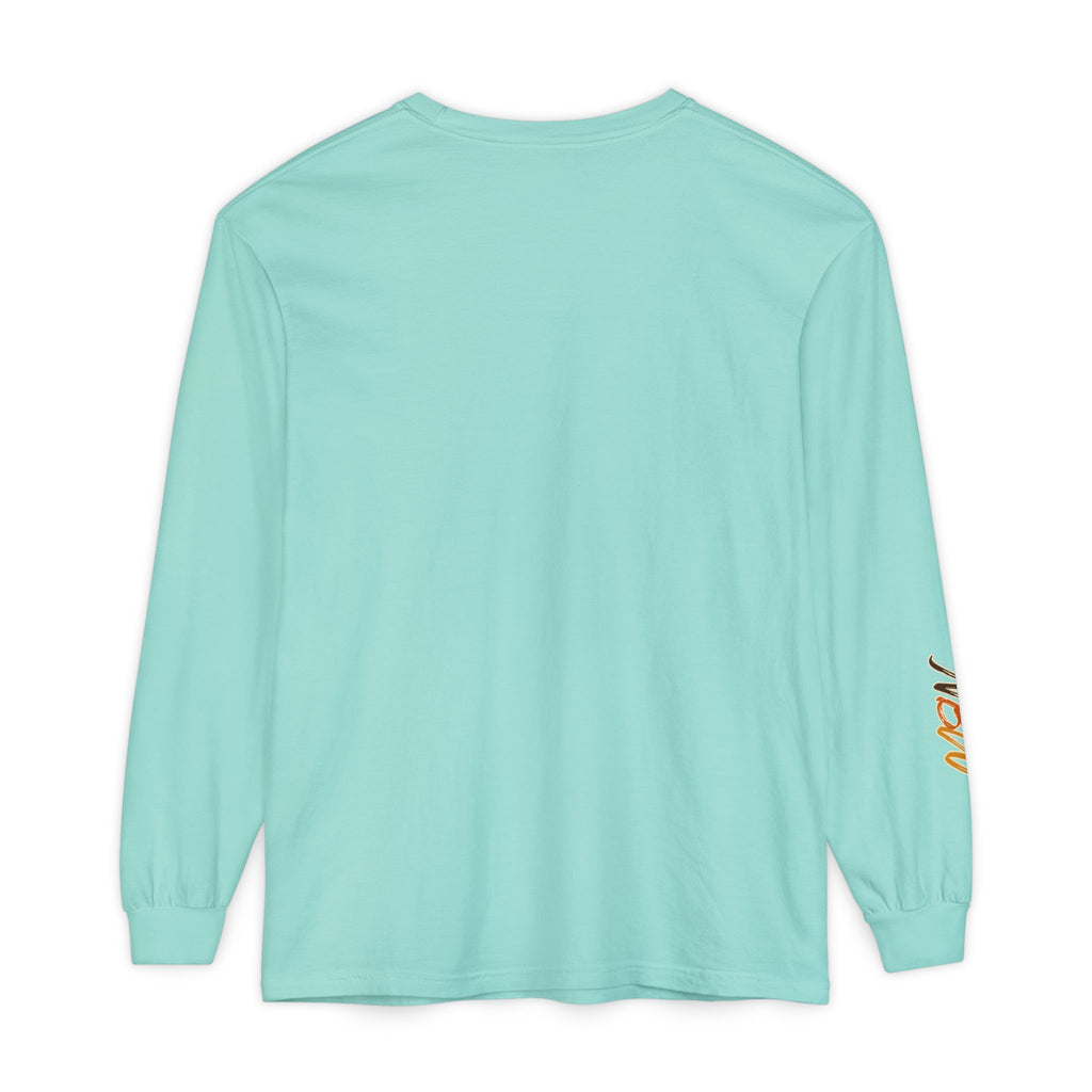 Comfort Colors, NBW Retro Stripe Long Sleeve Branded Tee