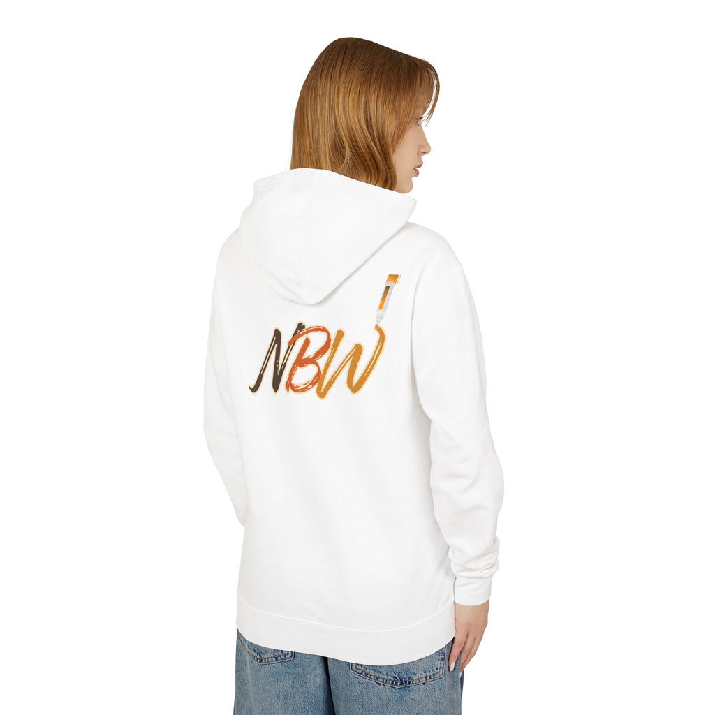 NBW Retro Stripe Hoodie — Lightweight Vintage Logo Sweatshirt