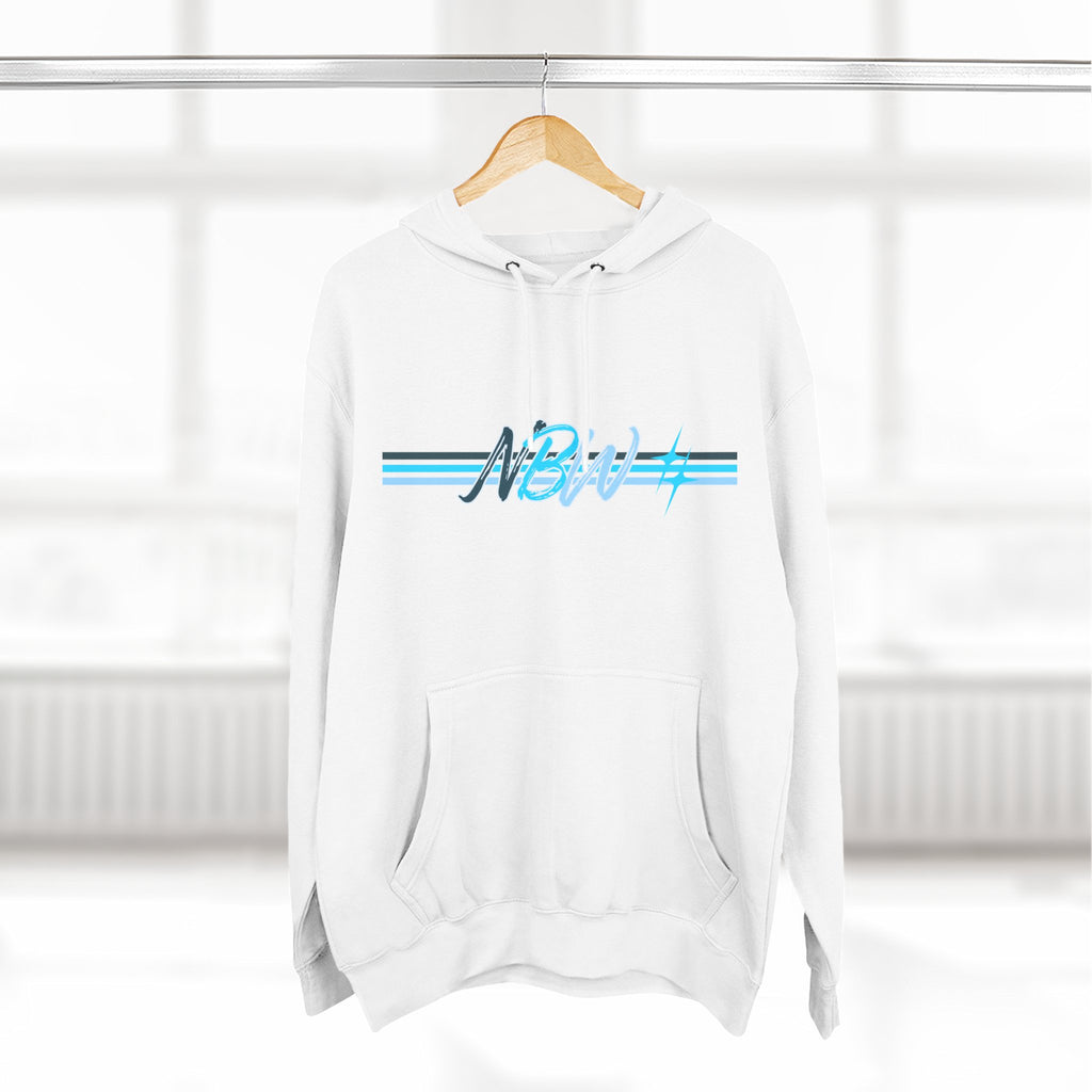 NBW Butterfly Circuit Hoodie — Retro Tech Graphic Fleece Hoodie