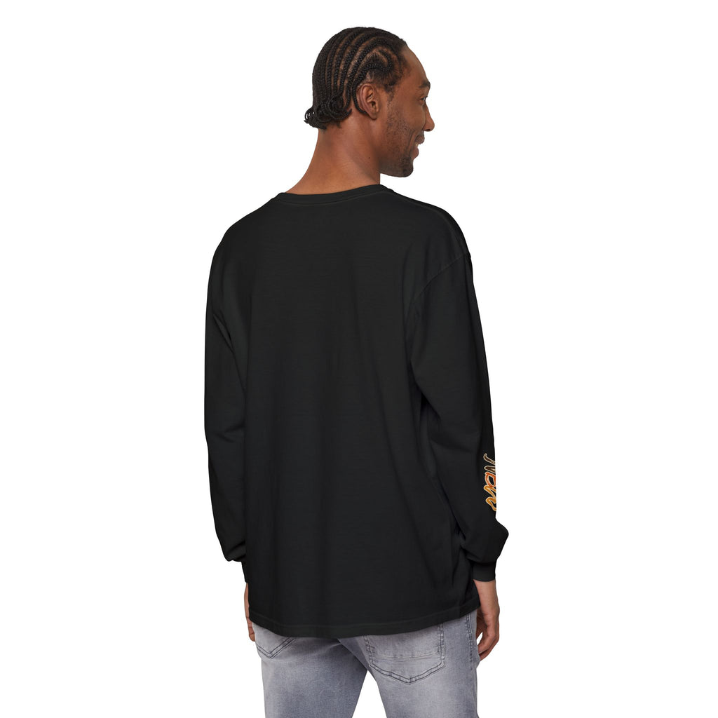 Comfort Colors, NBW Retro Stripe Long Sleeve Branded Tee