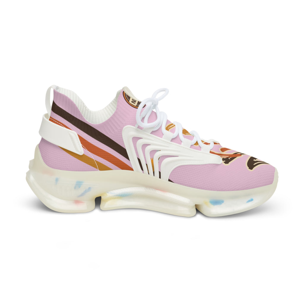 NBW Mesh Running Sneakers — Lightweight Blossom Graphic Athletic Shoes
