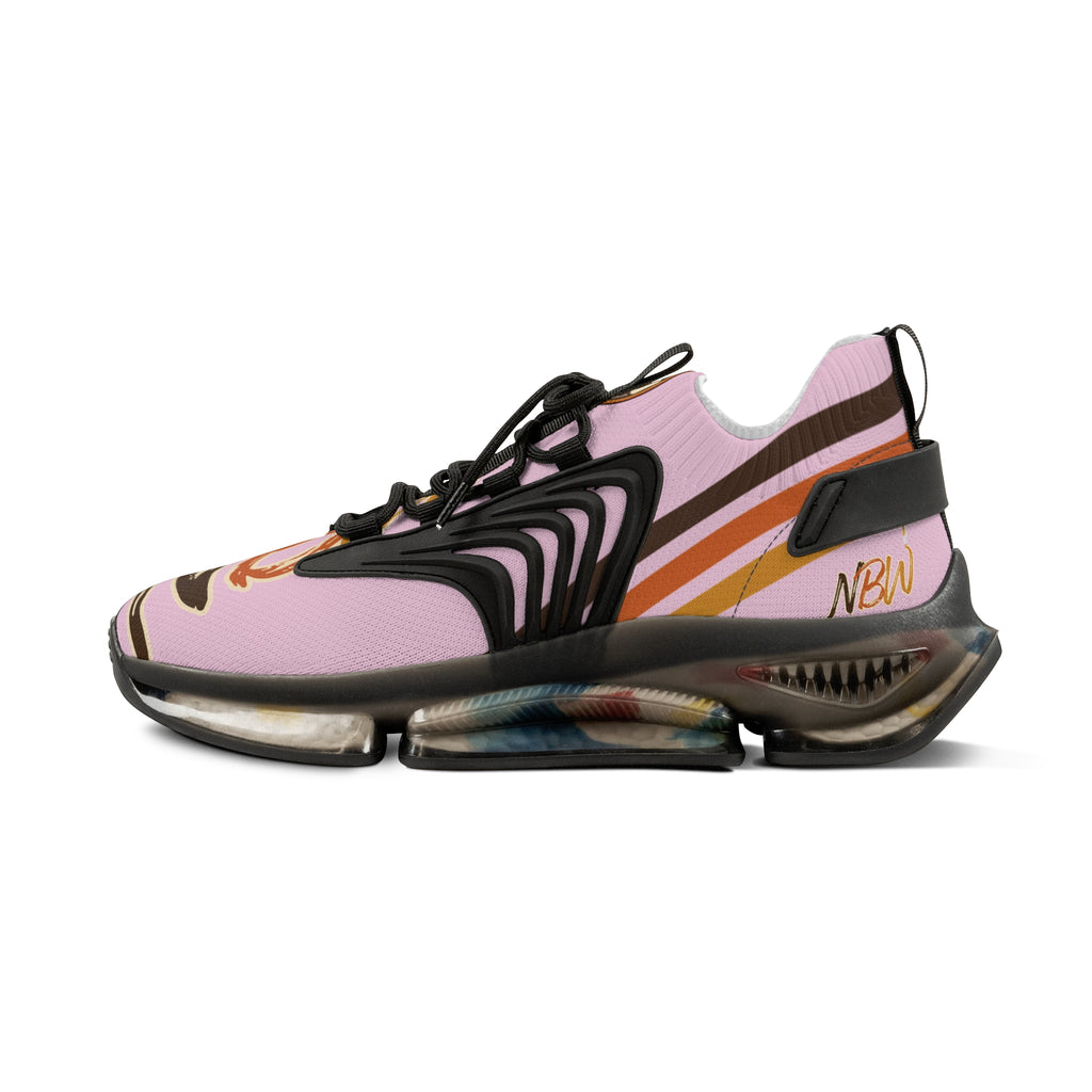 NBW Mesh Running Sneakers — Lightweight Blossom Graphic Athletic Shoes