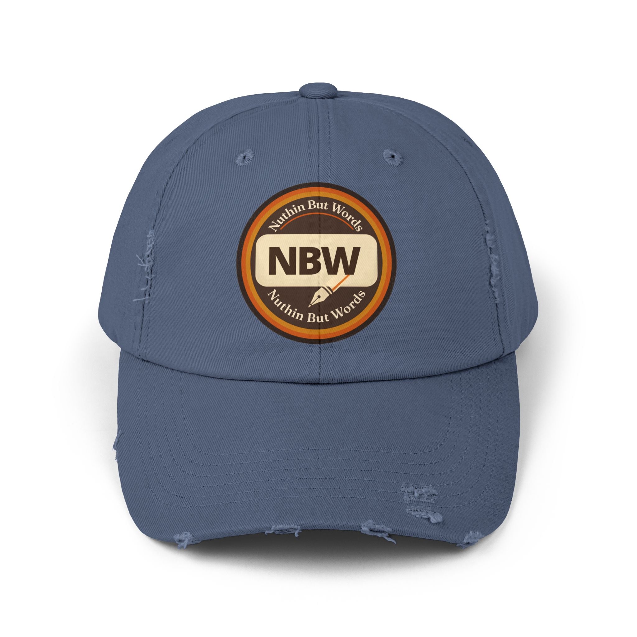 Distressed NBW Logo Cap — Vintage Baseball Hat