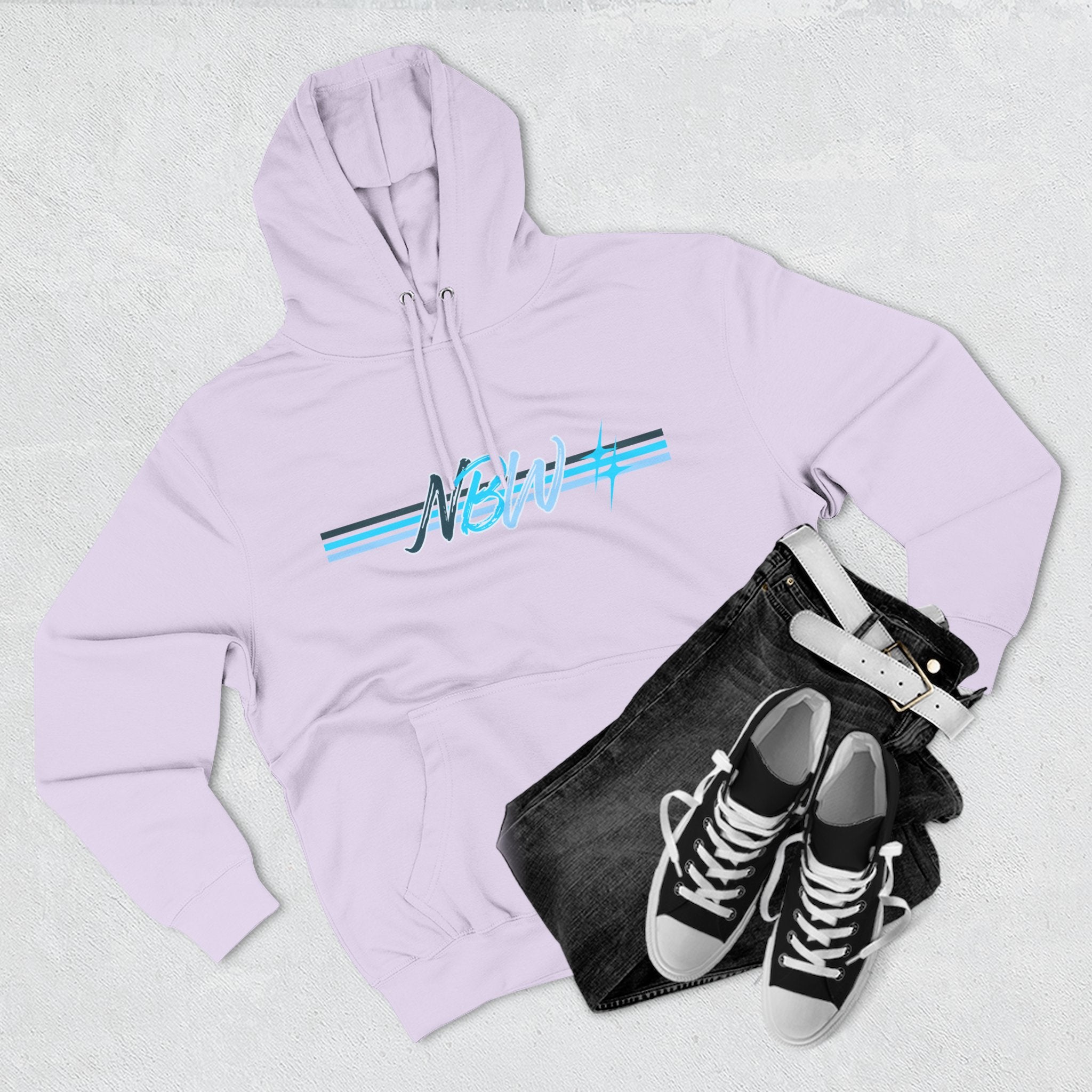 NBW Butterfly Circuit Hoodie — Retro Tech Graphic Fleece Hoodie