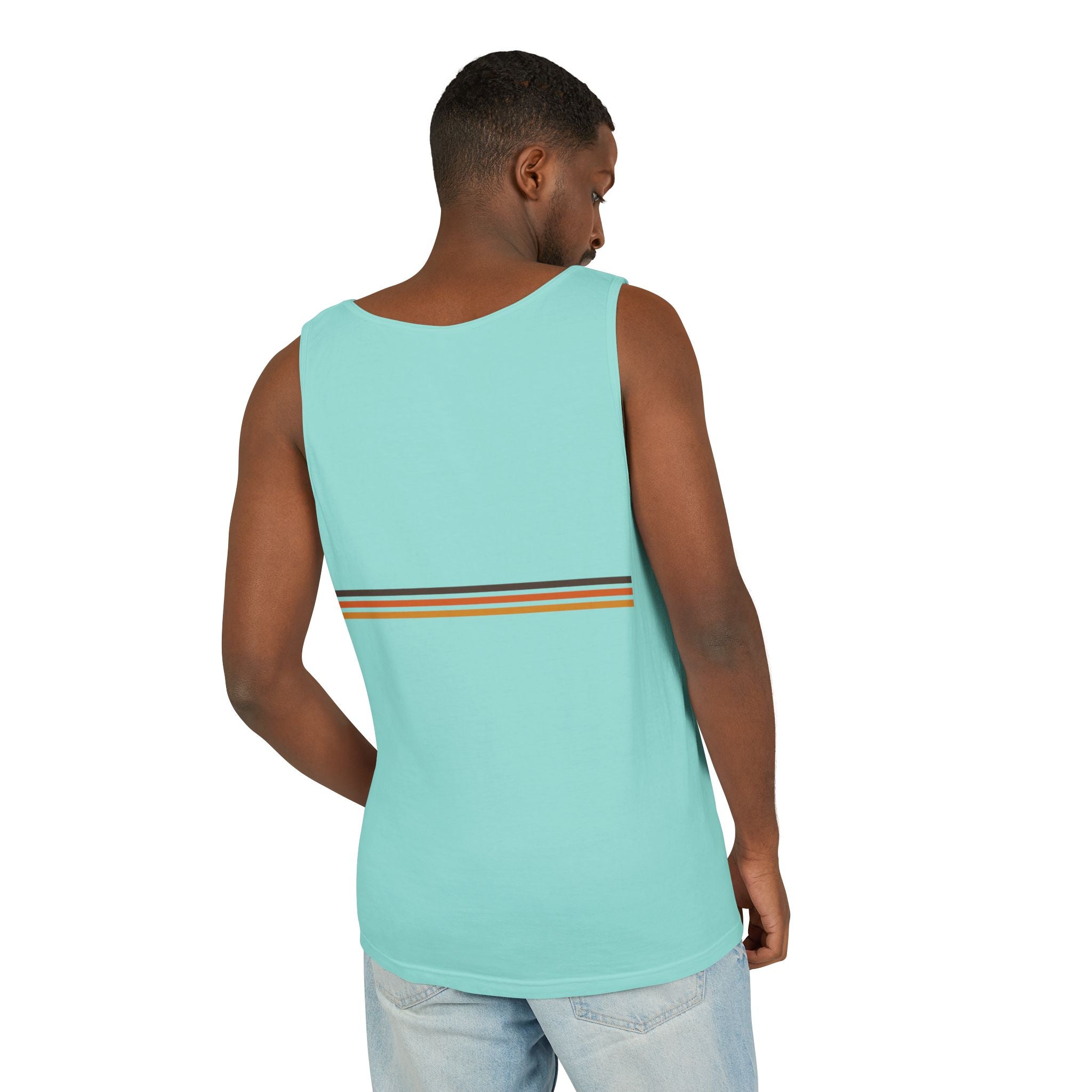 NBW Retro Stripe Tank Top — Vintage-Inspired Athletic Summer Tee