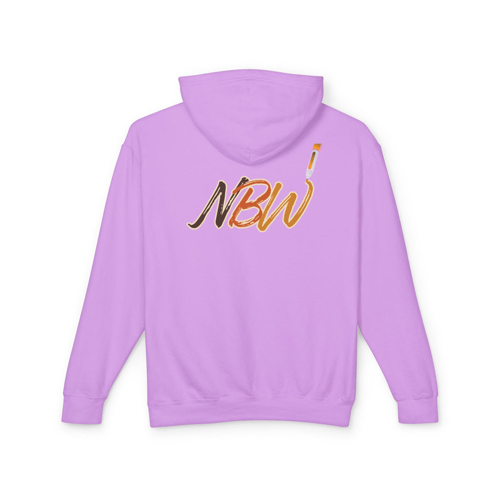 NBW Retro Stripe Hoodie — Lightweight Vintage Logo Sweatshirt