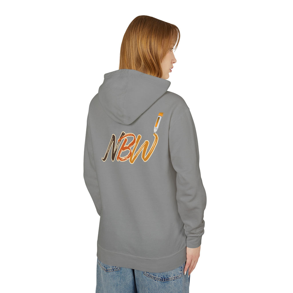 NBW Retro Stripe Hoodie — Lightweight Vintage Logo Sweatshirt