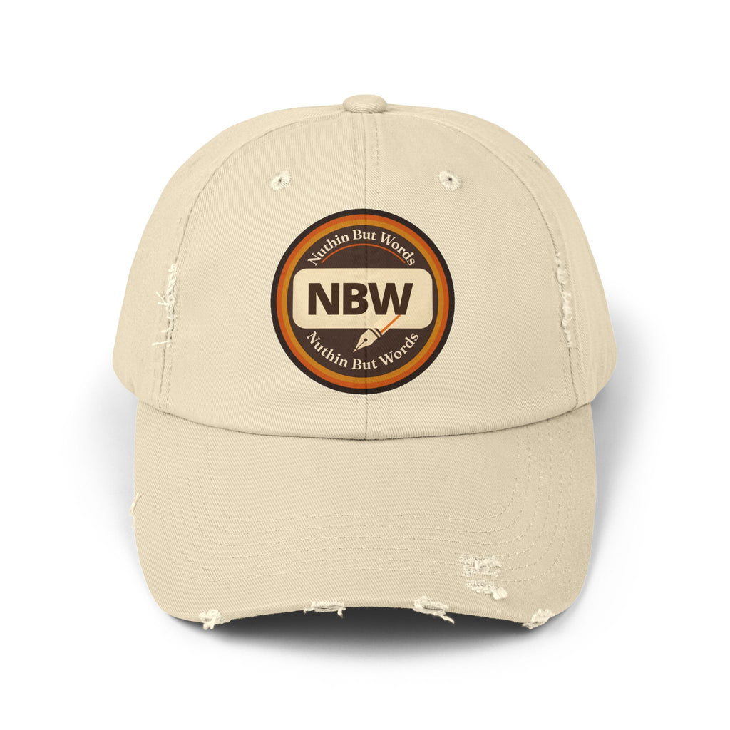 Distressed NBW Logo Cap — Vintage Baseball Hat