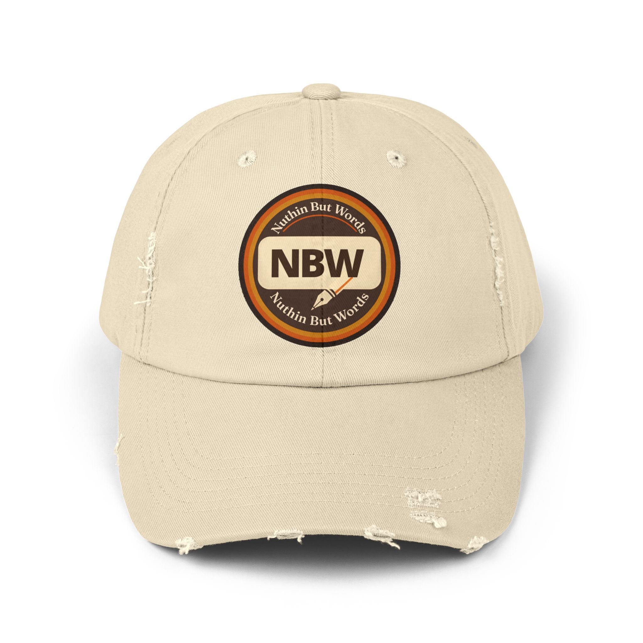 Distressed NBW Logo Cap — Vintage Baseball Hat