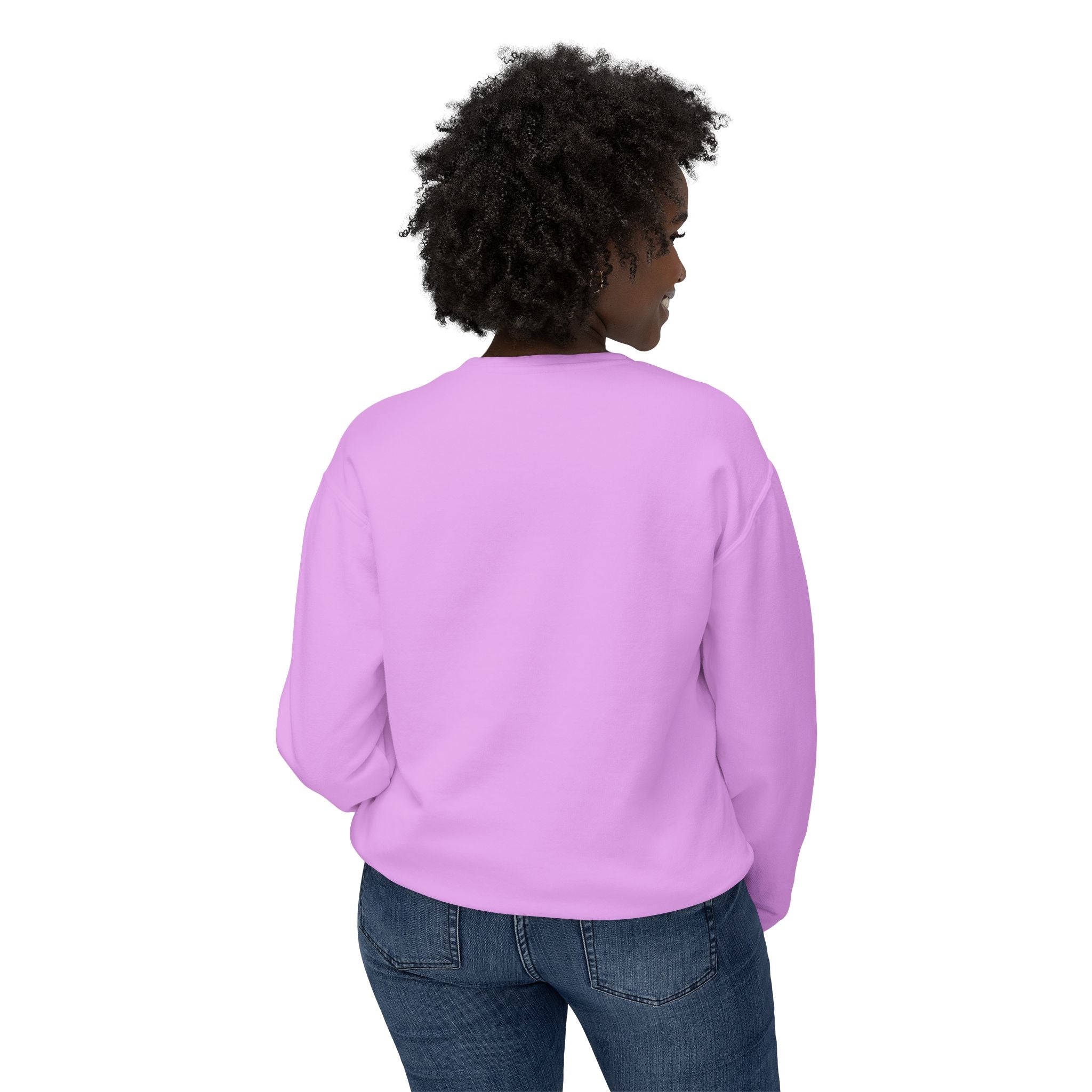 Crewneck Sweatshirt — Retro NBW Stripe Logo Lightweight Pullover