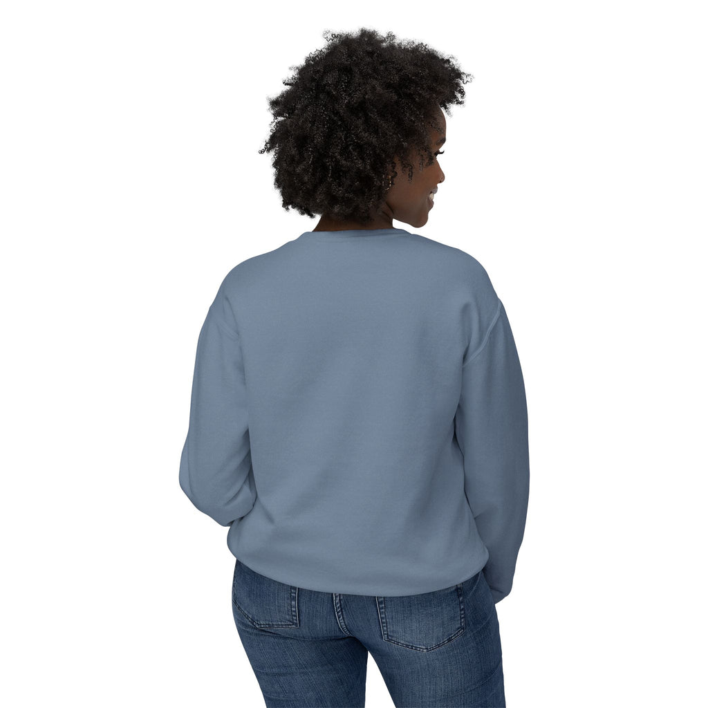 Crewneck Sweatshirt — Retro NBW Stripe Logo Lightweight Pullover