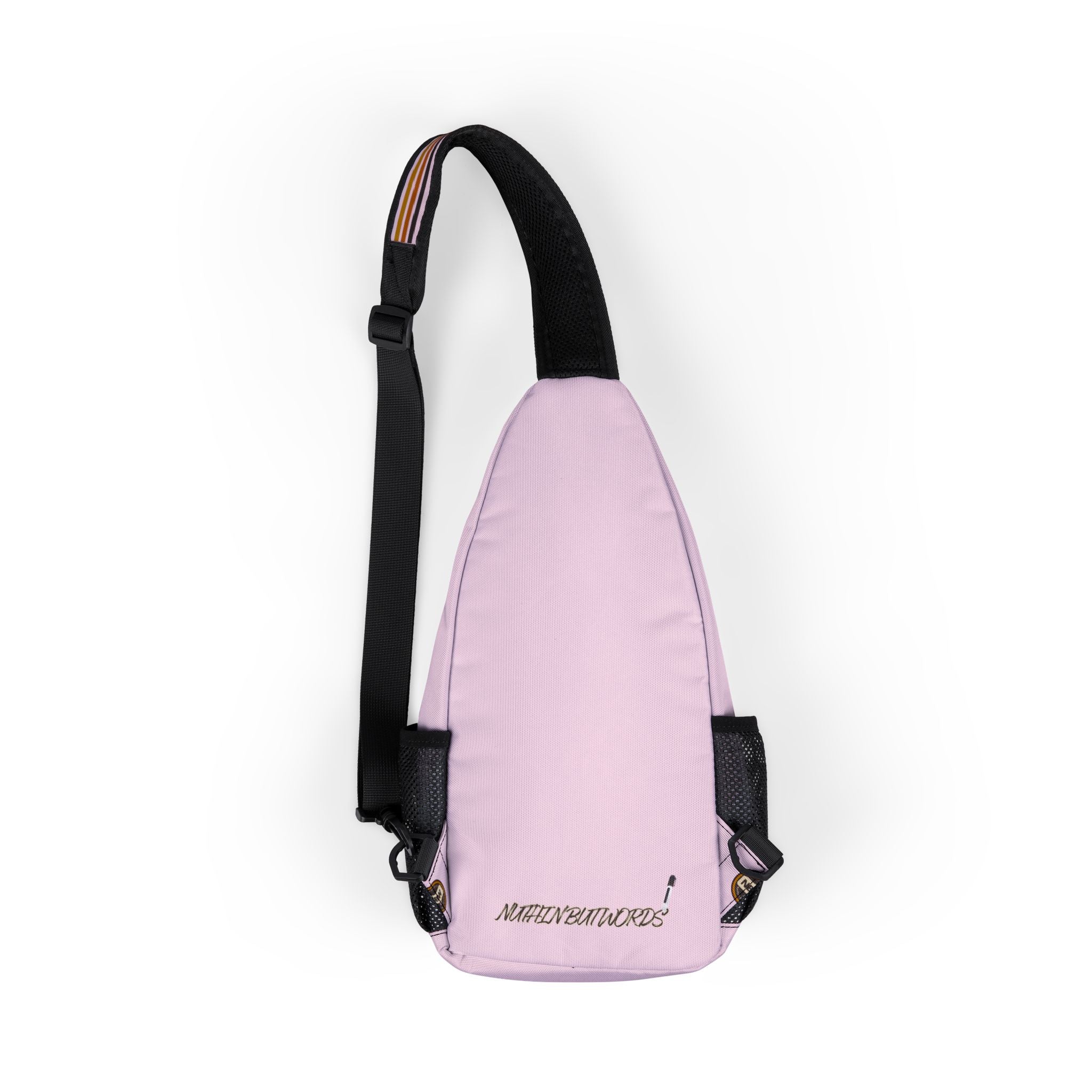 NBW Retro Stripe Chest Bag –Blossom Sling Pack Branded with Script