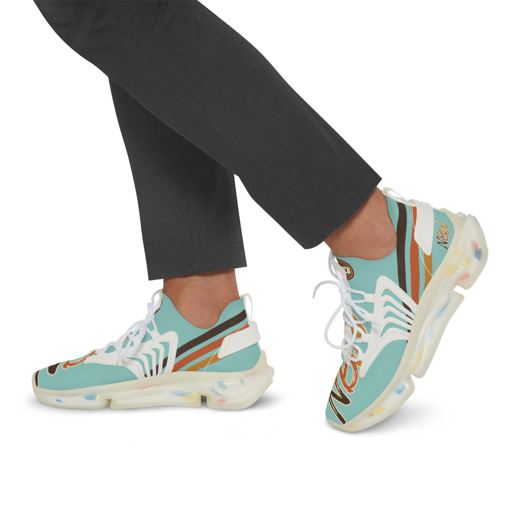 NBW Mesh Running Sneakers — Lightweight chalky Mint Graphic Athletic Shoes