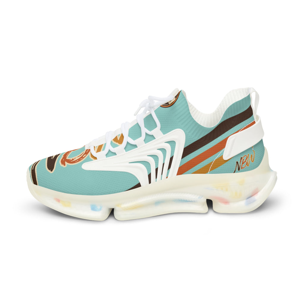 NBW Mesh Running Sneakers — Lightweight chalky Mint Graphic Athletic Shoes