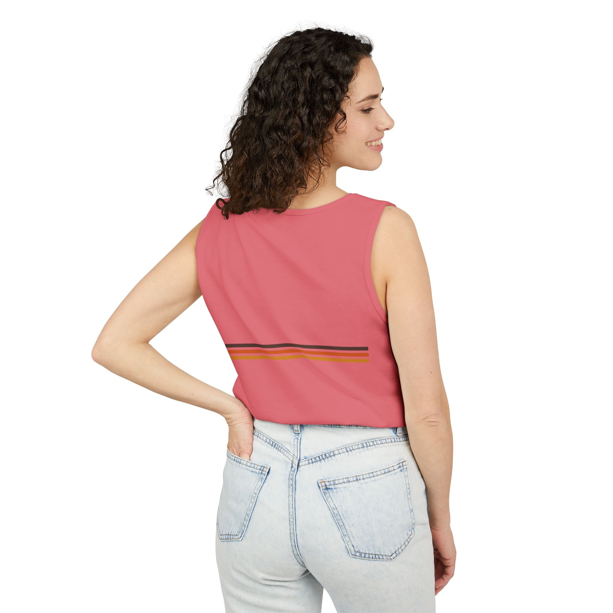NBW Retro Stripe Tank Top — Vintage-Inspired Athletic Summer Tee