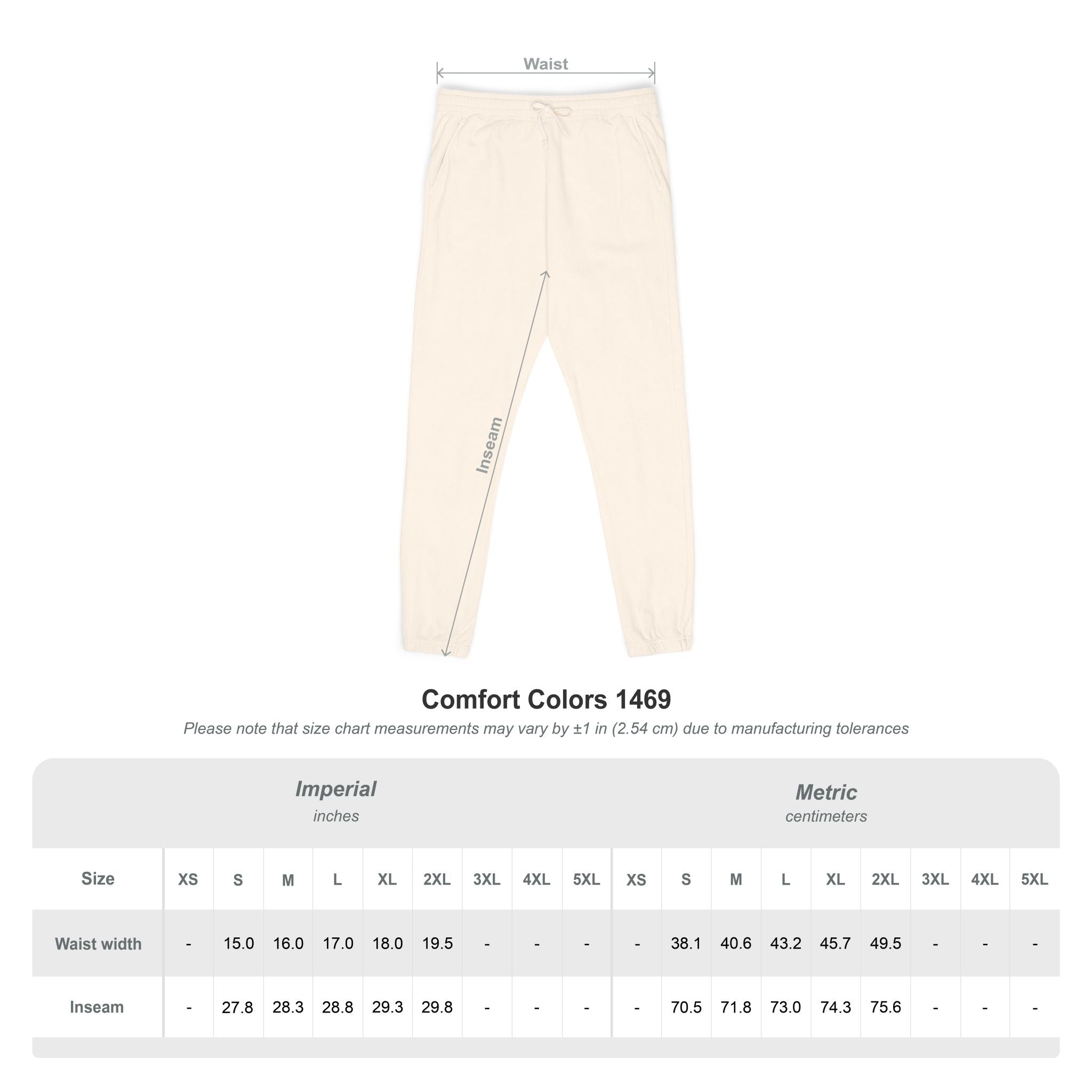 Men's Comfort Color Olive 'Navy' Graphic NBW Sweatpants — Casual Fleece Joggers with Side Print