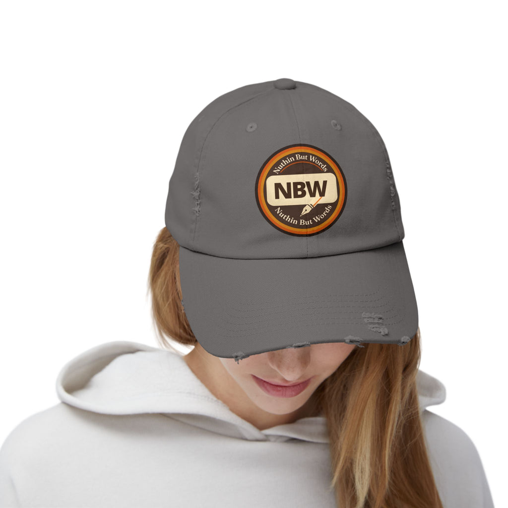 Distressed NBW Logo Cap — Vintage Baseball Hat
