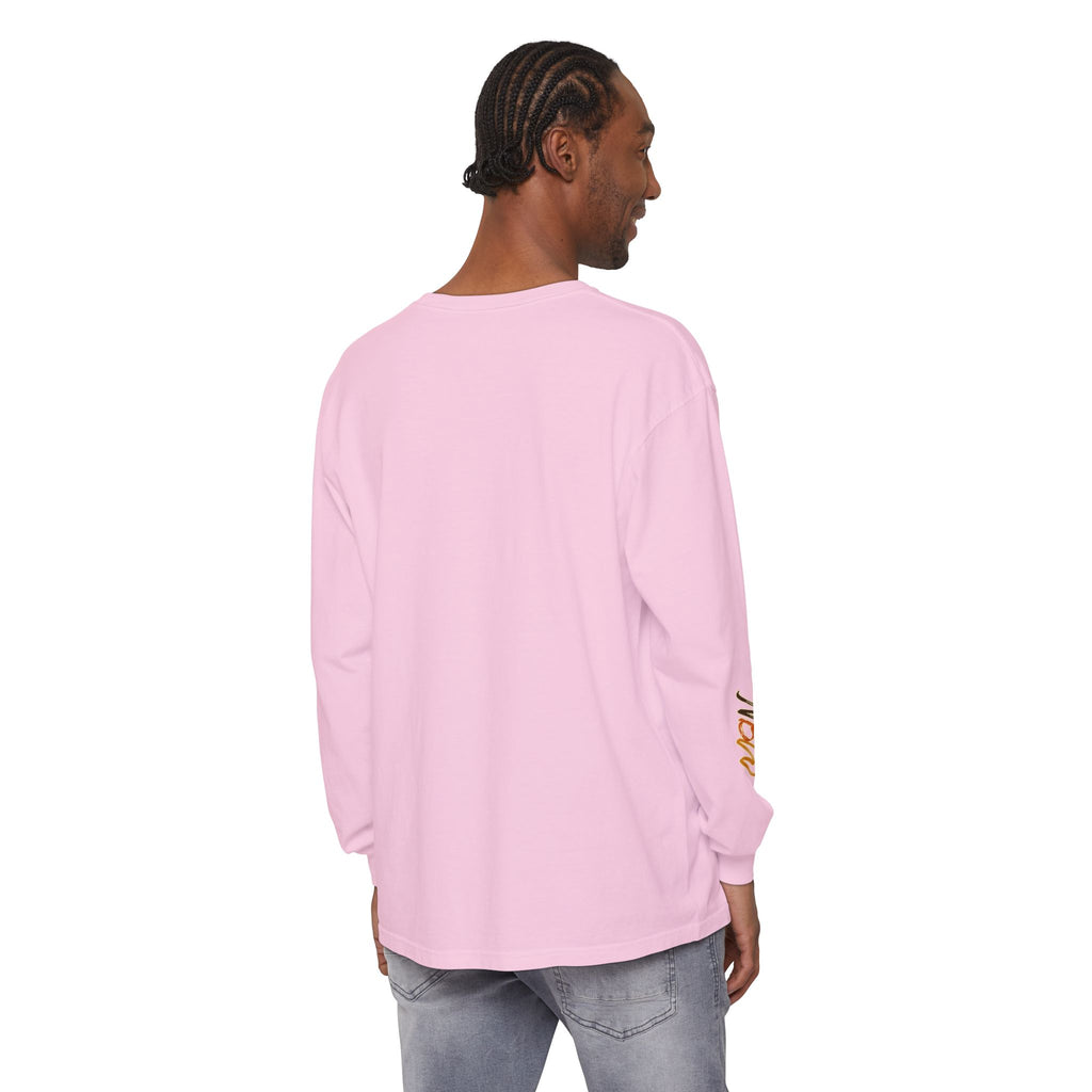 Comfort Colors, NBW Retro Stripe Long Sleeve Branded Tee