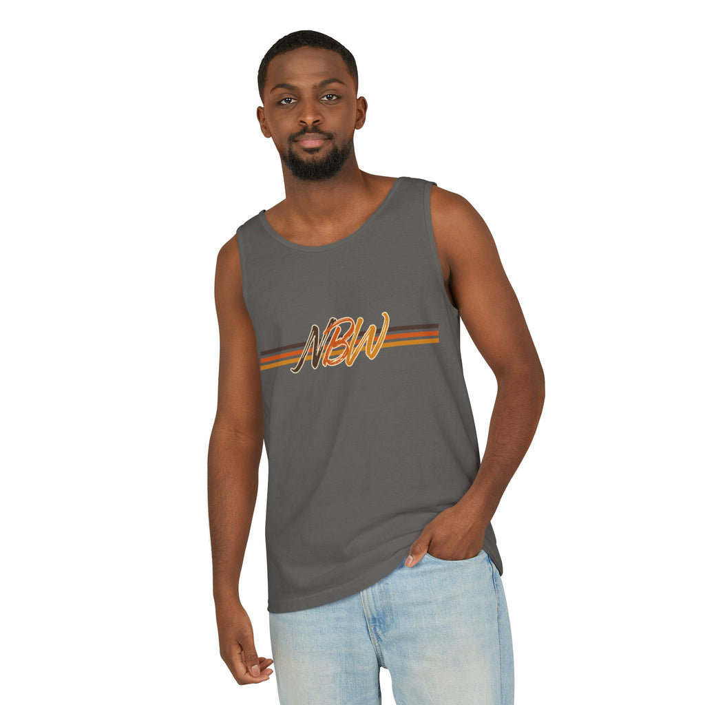 NBW Retro Stripe Tank Top — Vintage-Inspired Athletic Summer Tee