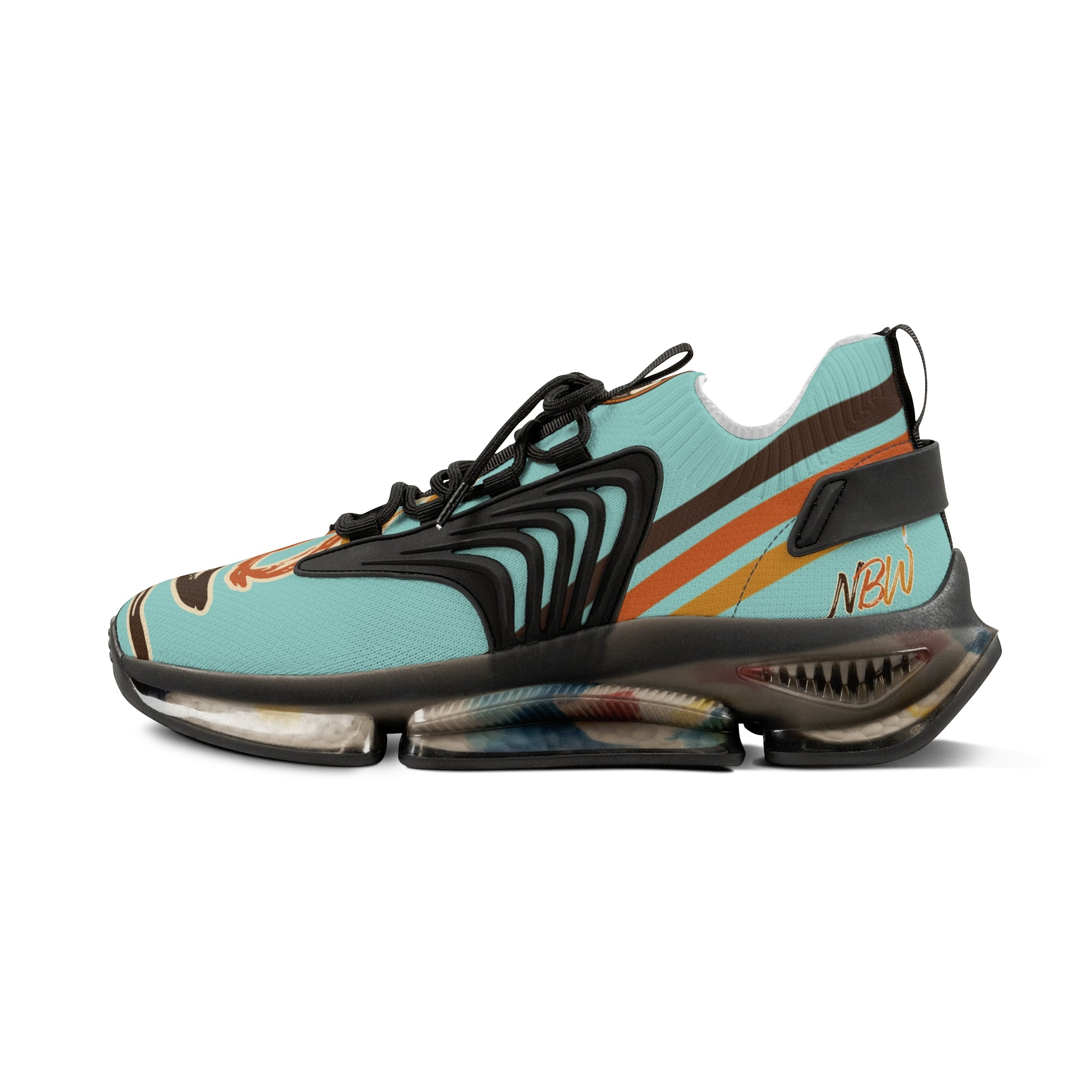NBW Mesh Running Sneakers — Lightweight chalky Mint Graphic Athletic Shoes