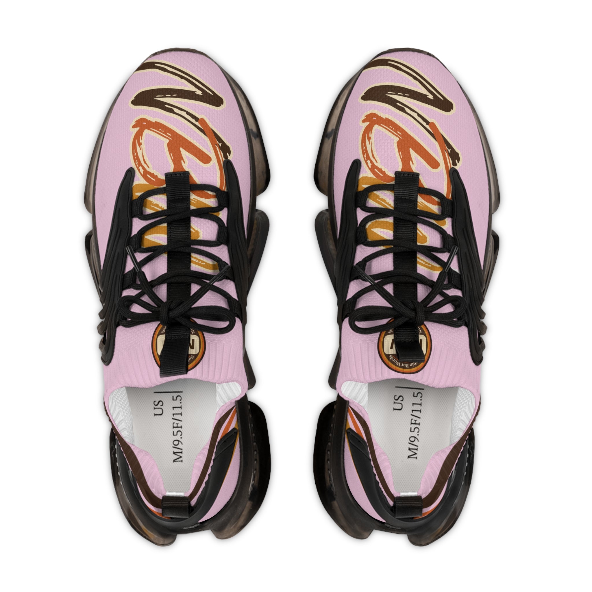NBW Mesh Running Sneakers — Lightweight Blossom Graphic Athletic Shoes