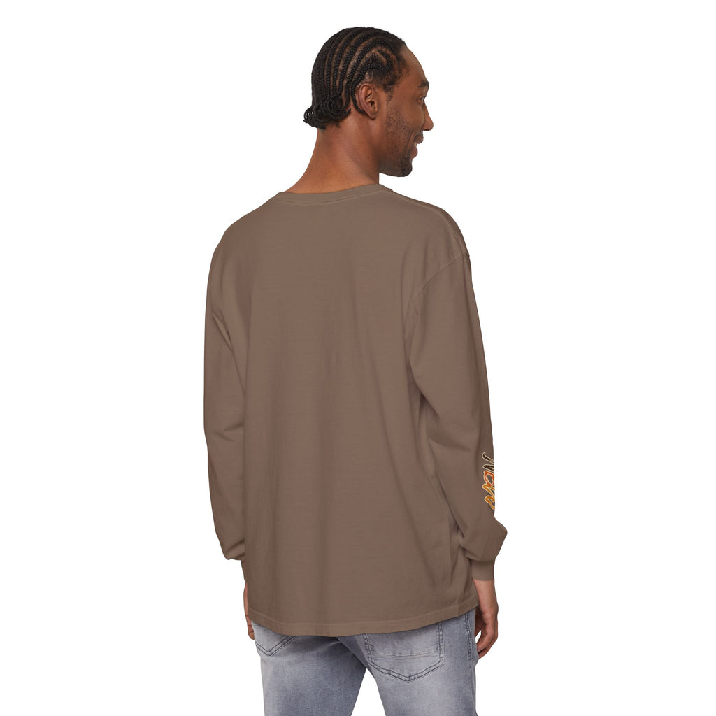 Comfort Colors, NBW Retro Stripe Long Sleeve Branded Tee