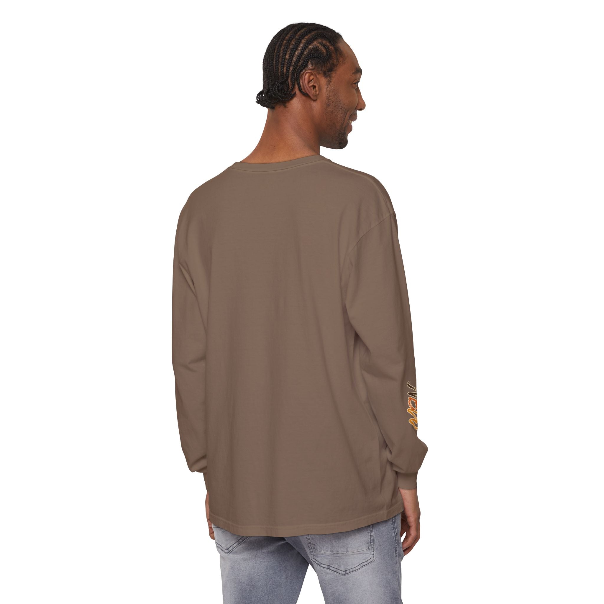 Comfort Colors, NBW Retro Stripe Long Sleeve Branded Tee