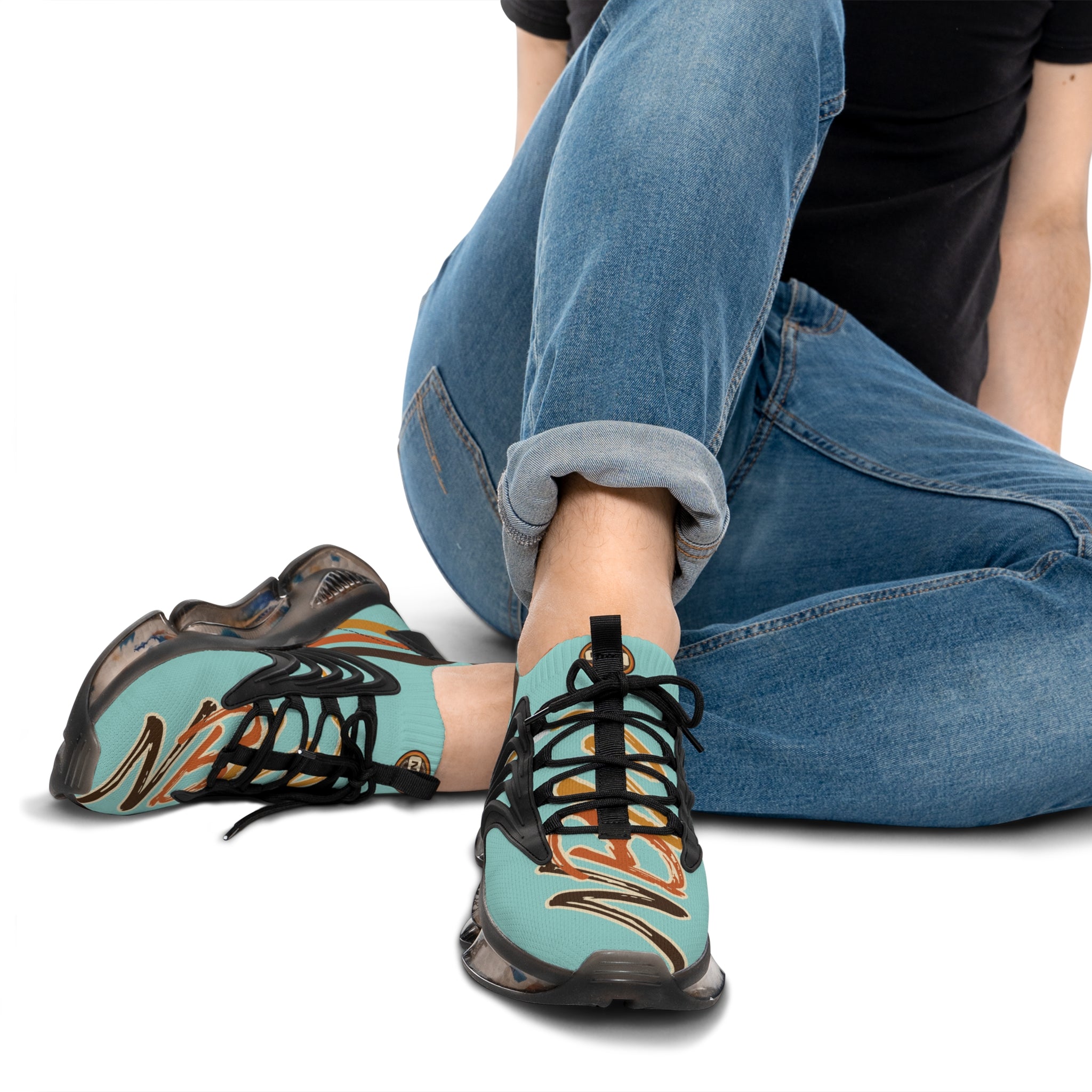 NBW Mesh Running Sneakers — Lightweight chalky Mint Graphic Athletic Shoes