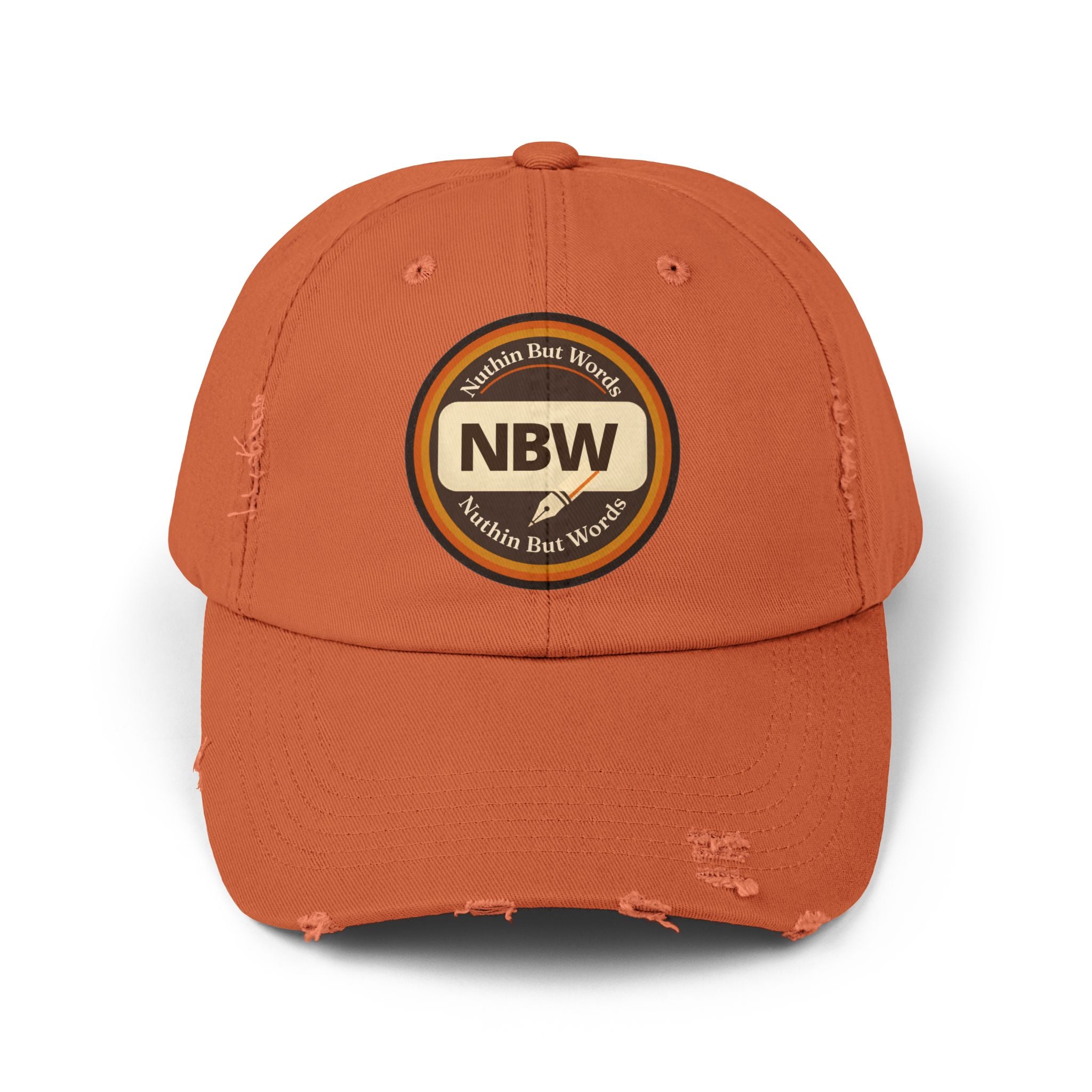 Distressed NBW Logo Cap — Vintage Baseball Hat