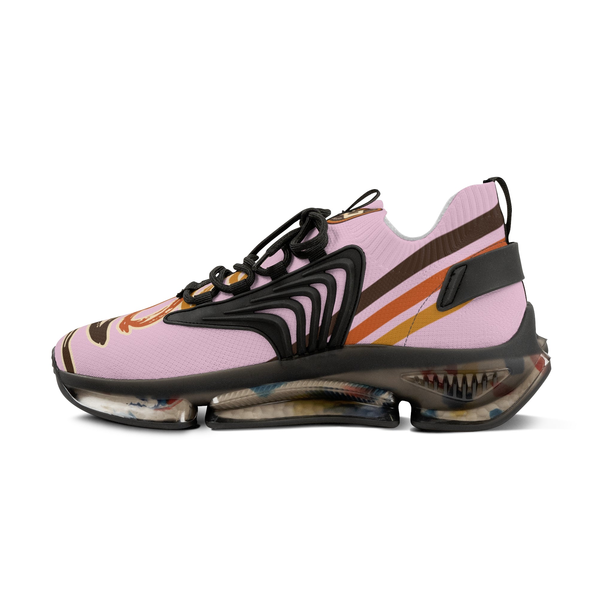 NBW Mesh Running Sneakers — Lightweight Blossom Graphic Athletic Shoes