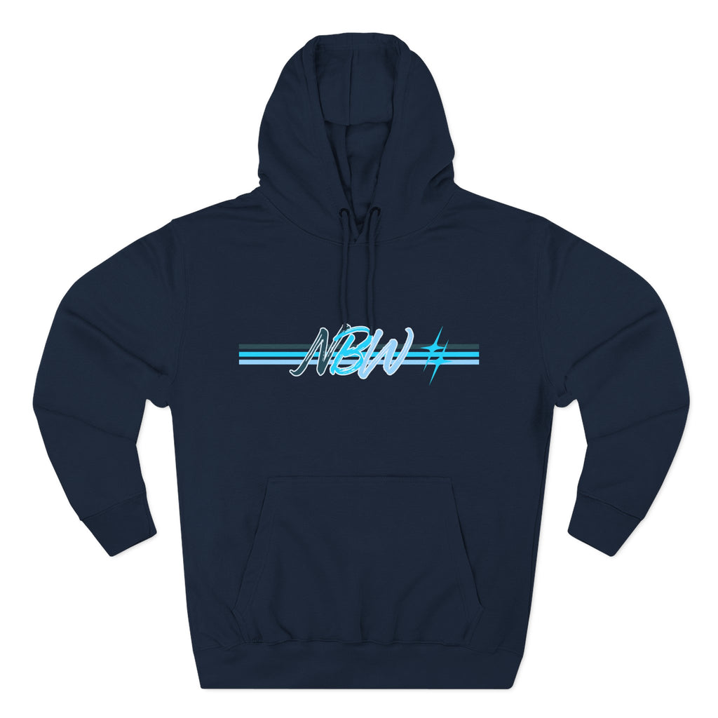 NBW Butterfly Circuit Hoodie — Retro Tech Graphic Fleece Hoodie