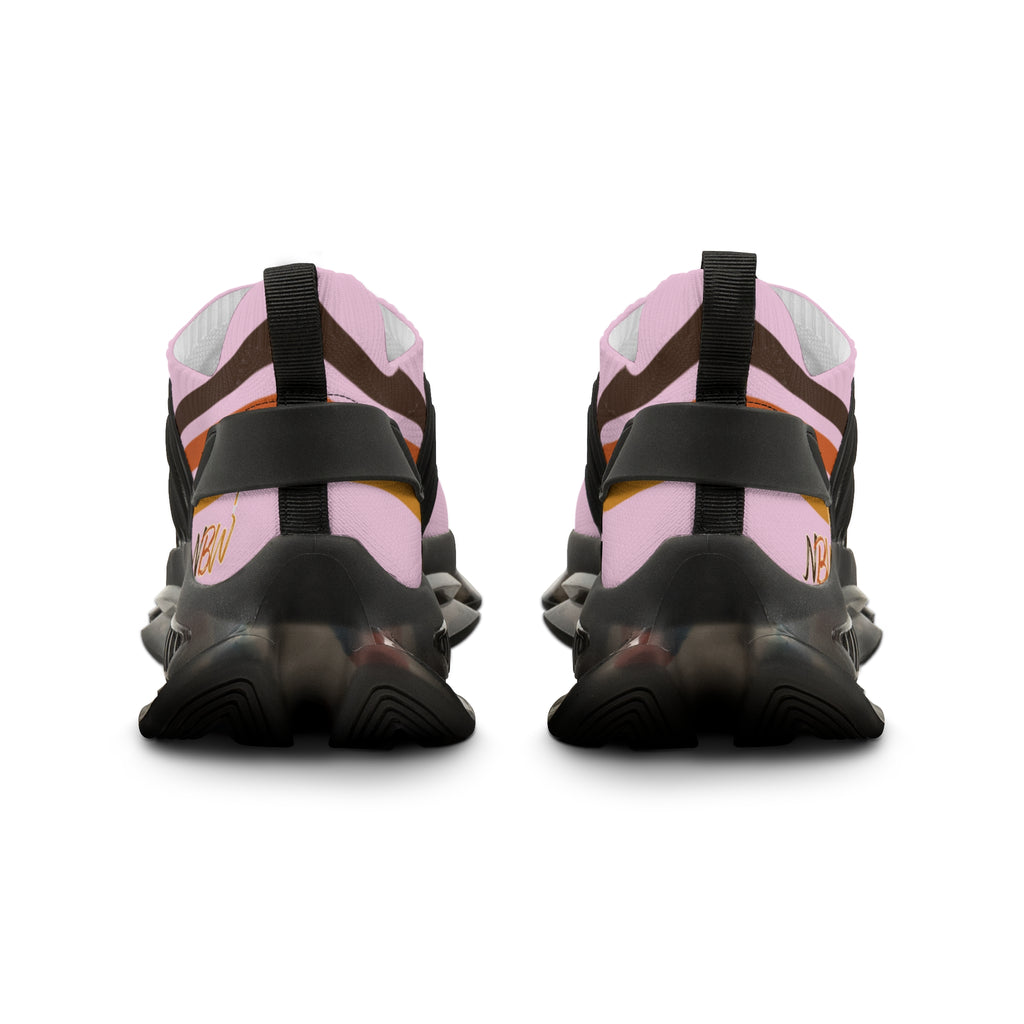 NBW Mesh Running Sneakers — Lightweight Blossom Graphic Athletic Shoes