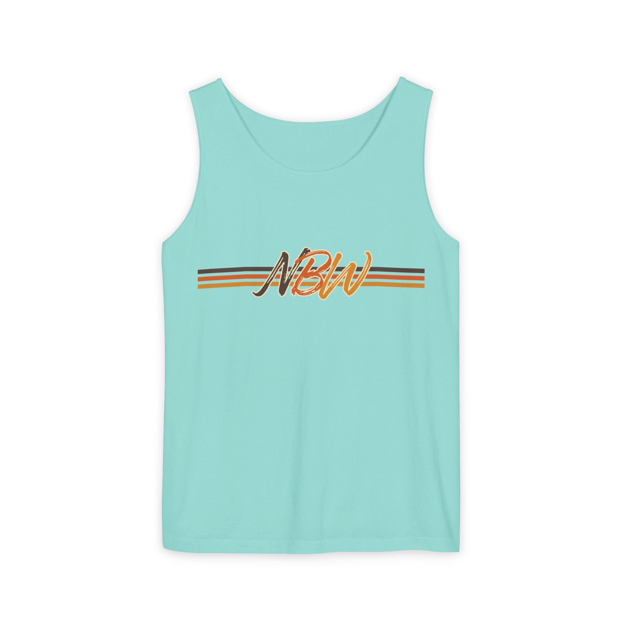 NBW Retro Stripe Tank Top — Vintage-Inspired Athletic Summer Tee