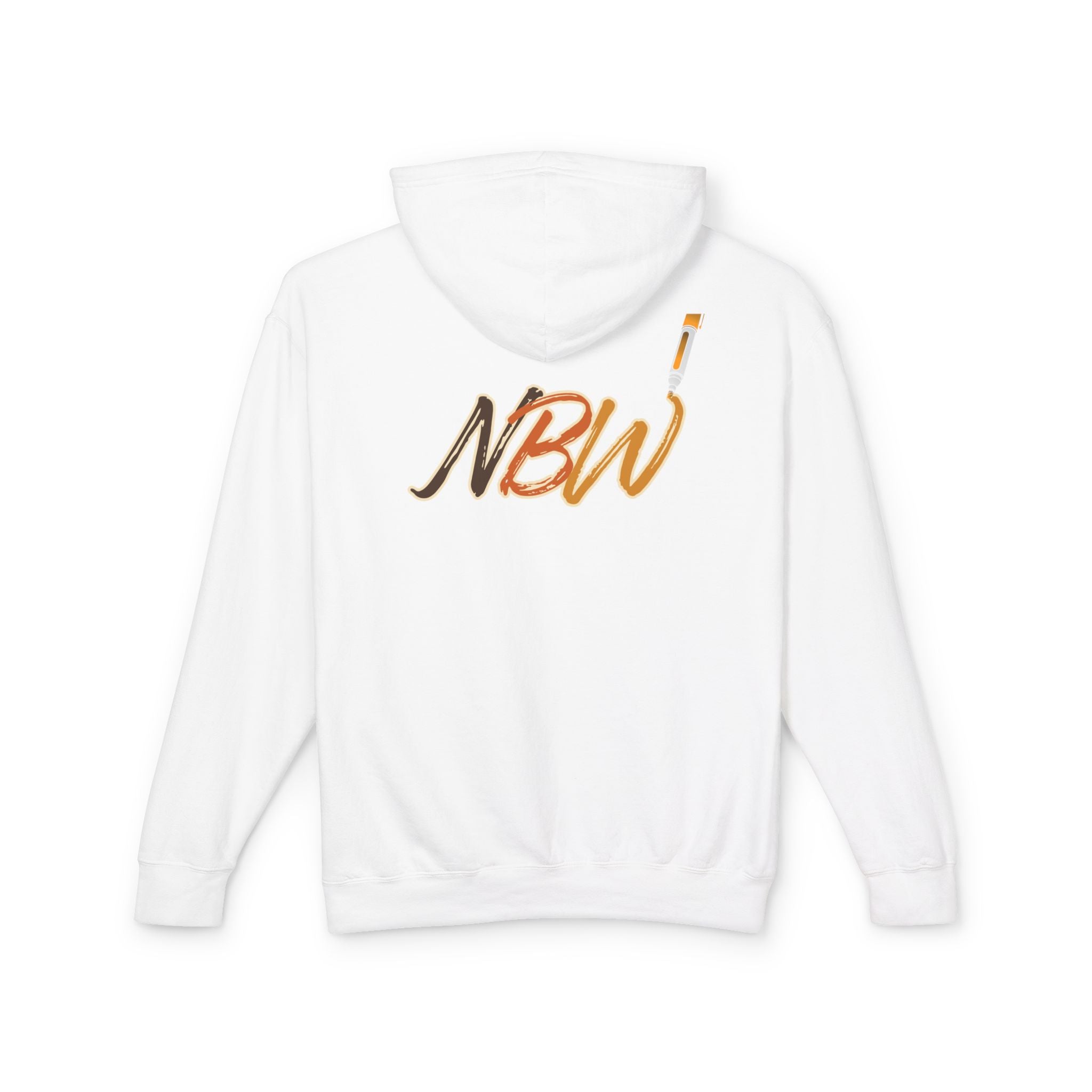NBW Retro Stripe Hoodie — Lightweight Vintage Logo Sweatshirt