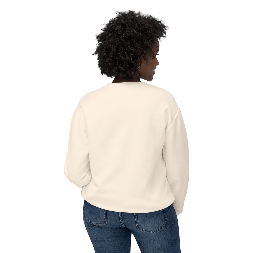 Crewneck Sweatshirt — Retro NBW Stripe Logo Lightweight Pullover