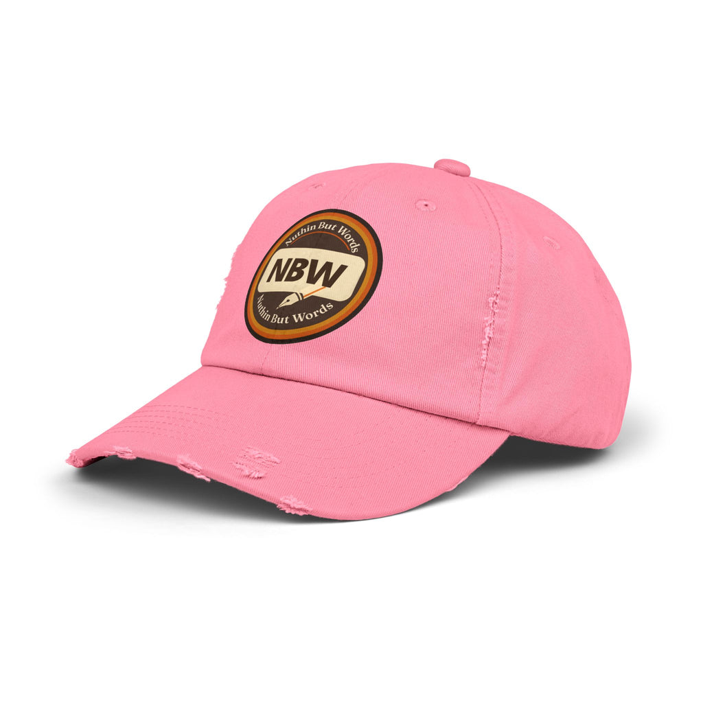 Distressed NBW Logo Cap — Vintage Baseball Hat