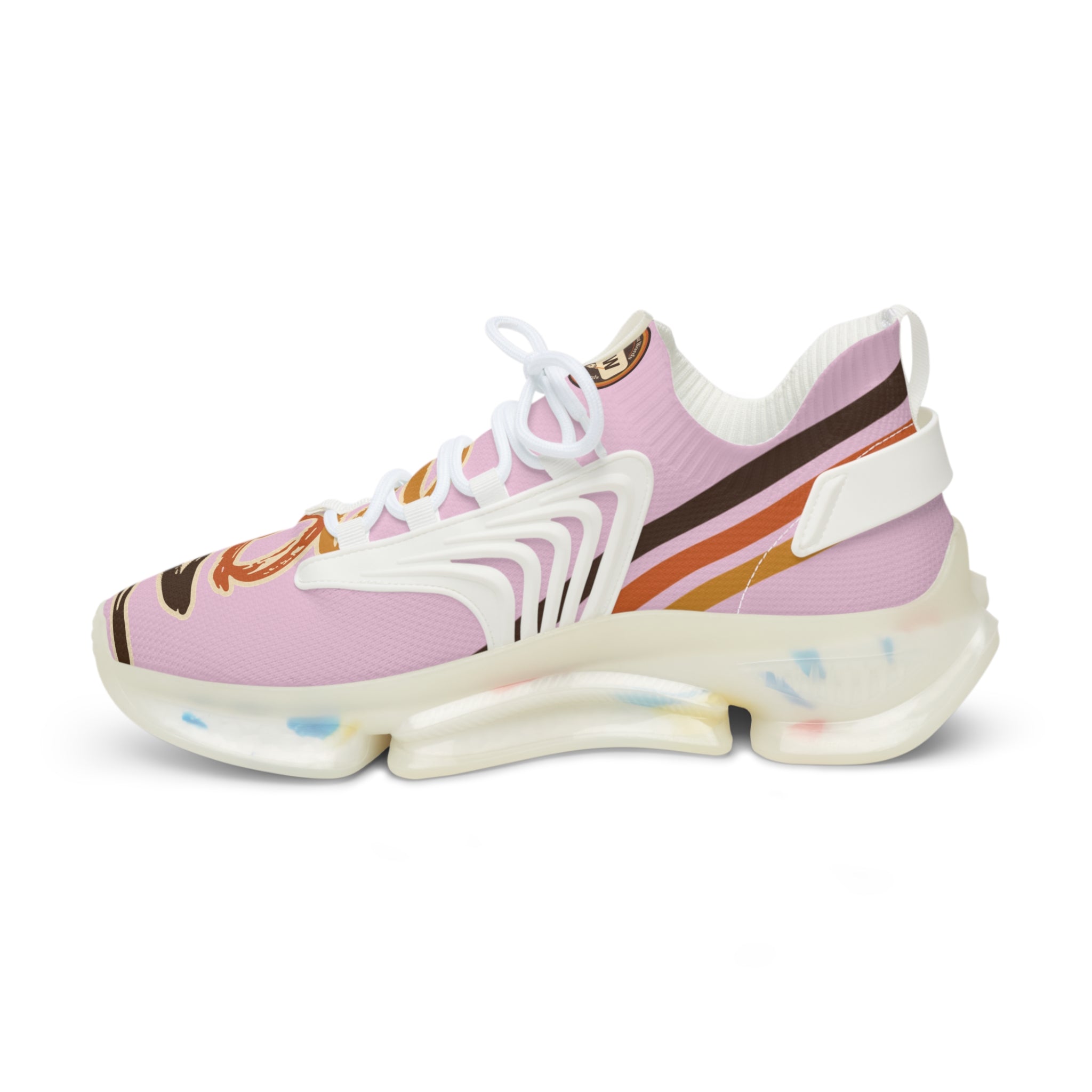 NBW Mesh Running Sneakers — Lightweight Blossom Graphic Athletic Shoes